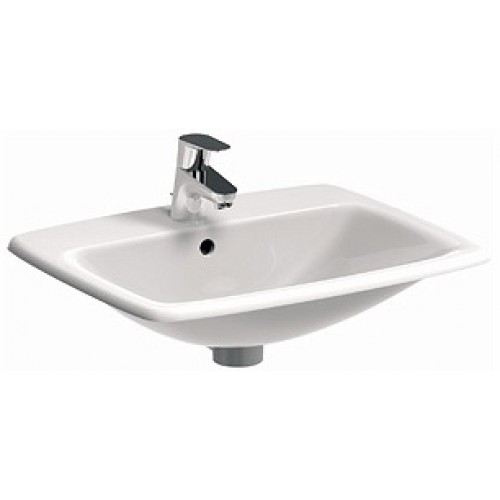 KOLO Nova Pro umyvadlo zápustné 60 cm, pravoúhlé, s otvorem pro baterii M31861000