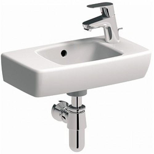 KOLO Nova Pro umývátko, pravoúhlé, 45 x 25 cm, s otvorem pro baterii vpravo, s přepadem M32247000