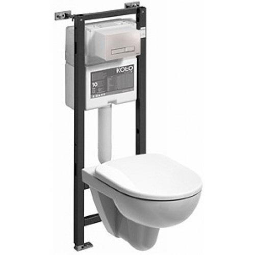 KOLO Nova Pro závěsný set: instalační modul Technic GT a závěsný klozet Nova Pro, oválný 99360