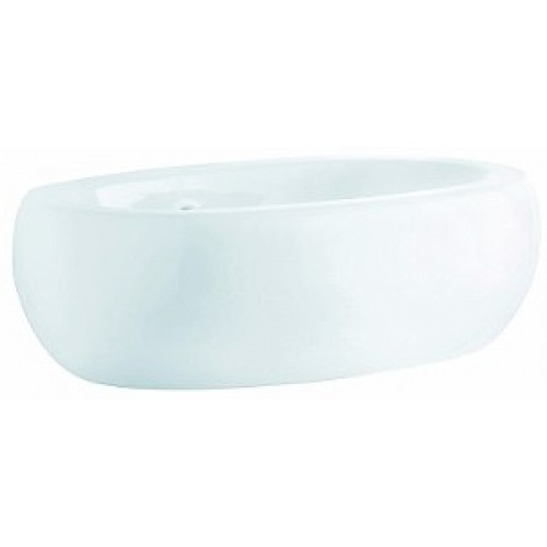 KOLO Ovum by Antonio Citterio umyvadlo na desku, bez otvoru pro baterii, s přepadem L41660000