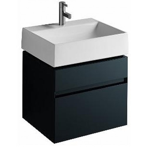 KOLO Quattro skříňka pod umyvadlo 60 cm, závěsná, antracit 89356