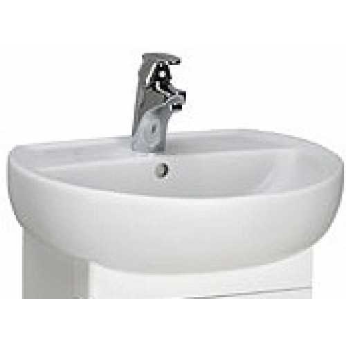 KOLO Rekord umyvadlo nábytkové 60 cm, oblé, s otvorem pro baterii, s přepadem K91960