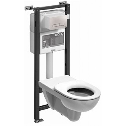 KOLO Nova Pro Bez Bariér závěsný set: instalační modul Technic GT a závěsný klozet 99362