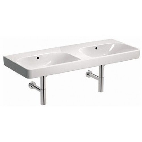 KOLO Traffic dvojumyvadlo 120 cm, pravoúhlé, bez otvorů pro baterii, s přepadem L91021000