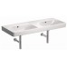 KOLO Traffic dvojumyvadlo 120 cm, pravoúhlé, bez otvorů pro baterii, s přepadem L91021000