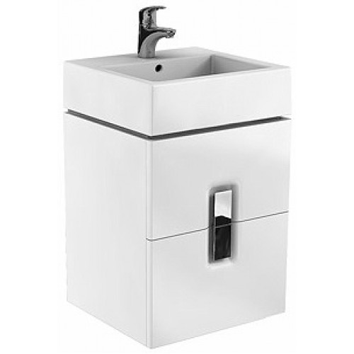 KOLO Twins skříňka pod umyvadlo 50 cm, závěsná, se 2 zásuvkami, lesklá bílá 89489 (89489000) KOLO Twins skříňka pod umyvadlo 50 cm, závěsná, se 2 zásuvkami, lesklá bílá 89489 (89489000)