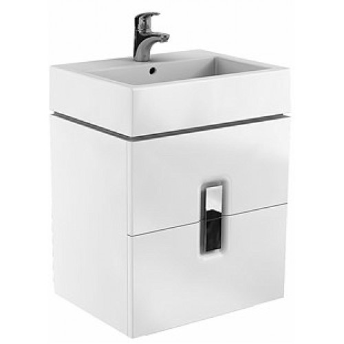 KOLO Twins skříňka pod umyvadlo 60 cm, závěsná, se 2 zásuvkami, lesklá bílá 89492 (89492000) KOLO Twins skříňka pod umyvadlo 60 cm, závěsná, se 2 zásuvkami, lesklá bílá 89492 (89492000)