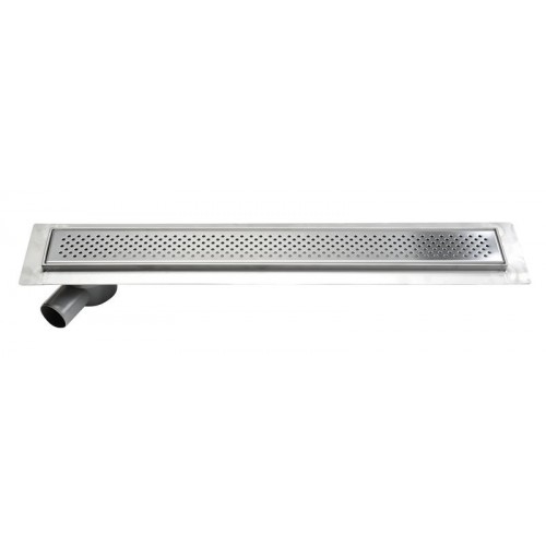 AQUALINE KROKUS nerezový sprchový kanálek s roštem, 860x140 mm, 2705-90