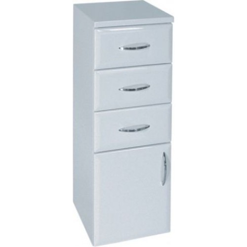 Intedoor Klasik nízká koupelnová skříňka závěsná levá dřevodekor 04 KSN20LZ/04