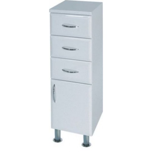 Intedoor Klasik nízká koupelnová skříňka na nožičkách pravá dřevodekor 04 KSN20PN/04