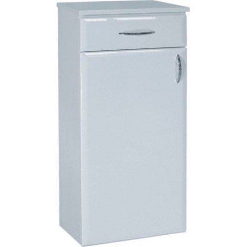 Intedoor Klasik nízká koupelnová skříňka závěsná levá dřevodekor 84 KSN35LZ/84