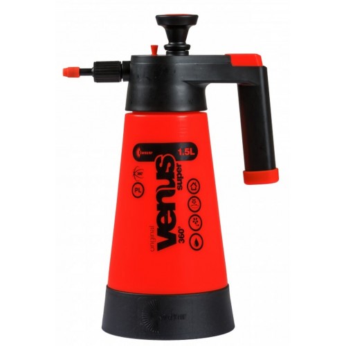 KWAZAR VENUS SUPER 1,5L postřikovač ruční tlakový, kloubová tryska 360°
