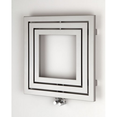 SAPHO LIBRA otopné těleso 600x600mm, 428W, stříbrná L-606S