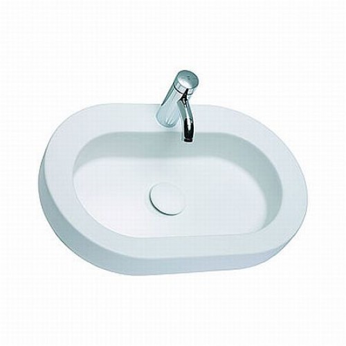 KOLO Cocktail umyvadlo oválné 65 cm, na desku, s otvorem pro baterii, bez přepadu, Reflex L31665900