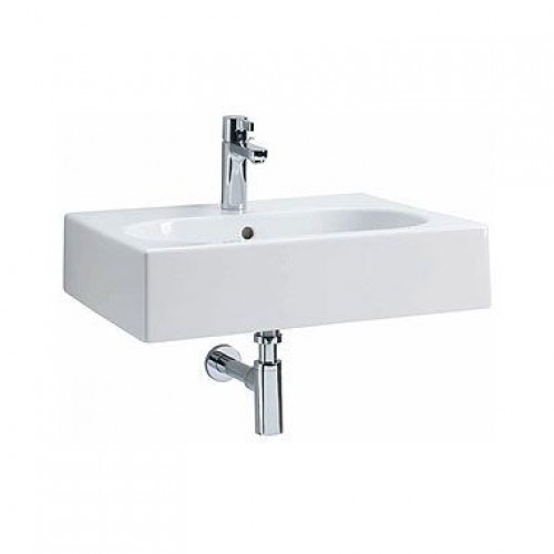 KOLO Twins umyvadlo 60 cm, uvnitř oválné, s otvorem pro baterii, s přepadem, Reflex L51161900