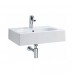 KOLO Twins umyvadlo 60 cm, uvnitř oválné, s otvorem pro baterii, s přepadem, Reflex L51161900