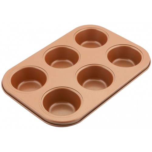 LAMART LT3091 Forma na mufiny 26,5X18cm COPPER 42003842 LAMART LT3091 Forma na mufiny 26,5X18cm COPPER 42003842