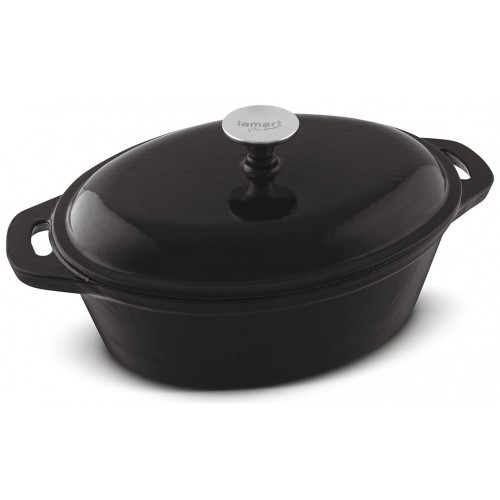 LAMART LT1210 Hrnec Litinový 35,5 x 21 cm IRON 42003765 LAMART LT1210 Hrnec Litinový 35,5 x 21 cm IRON 42003765