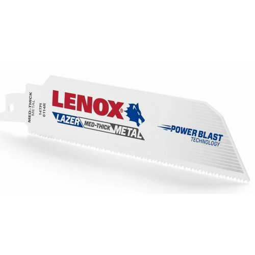 LENOX LAZER 201726114R pilový list na řezání tvrdých kovů 6114R 150 mm 14TPI 5ks