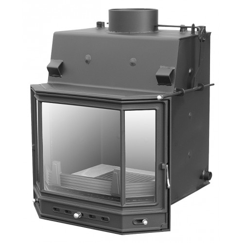 Lechma PL-190 Plus PSD teplovodní krbová vložka 15 kW, 2,5 bar AQR-PSD15-SPLUS