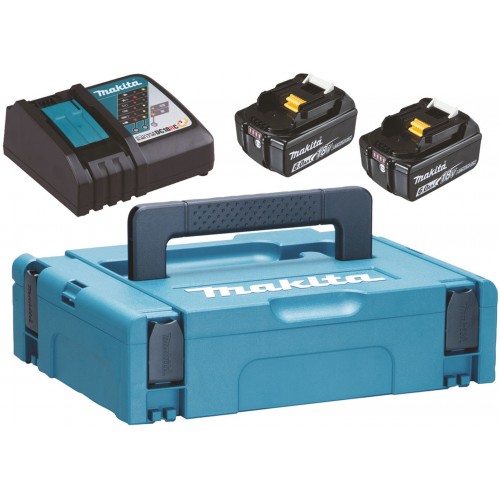 Makita 198116-4 Sada 2x BL1860B + DC18RC nabíječka + kufr