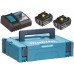 Makita 198116-4 Sada 2x BL1860B + DC18RC nabíječka + kufr