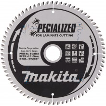 MAKITA B-33853 Kotouč pilový lamino SPECIALIZED 216x2.5x30mm 72Z = old B-29474