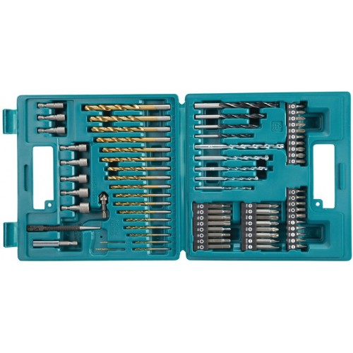 MAKITA B-49373 Sada bitů a vrtáků do dřeva, kovu, zdiva 75 ks