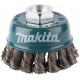 MAKITA D-24119 Miskovitý kartáč z ocelového drátu,splétaný drát 0,5mm,60mm
