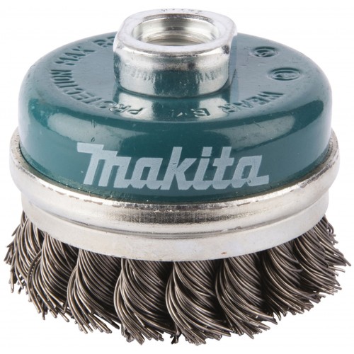 MAKITA D-24131 miskovitý kartáč z ocelového drátu,splétaný drát 0,5mm,75mm