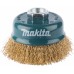 MAKITA D-39768 Miskovitý kartáč z mosazného drátu,vlnitý drát 0,3mm,75mm