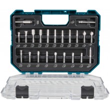 MAKITA D-74784 Sada fréz po zanořovací frézky 8 mm 22 ks v plastovém kufru