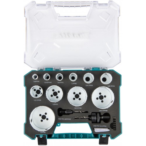 MAKITA D-82959 Sada děrovek BiM 14ks v plastovém kufru MAKITA D-82959 Sada děrovek BiM 14ks v plastovém kufru