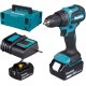 MAKITA DDF490SFJ Aku bezuhlíkový šroubovák Li-ion LXT 18V (2x 3,0Ah) Makpac