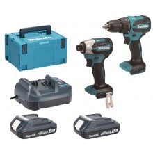 MAKITA DLX2577V01 Aku sada DDF490+DTD158 Li-ion LXT (2x2,0Ah/18V) Macpak