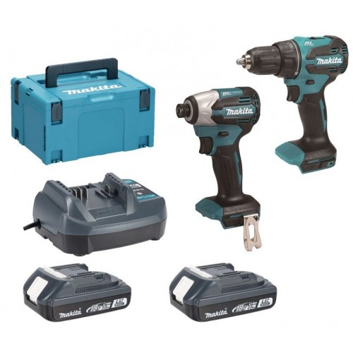 MAKITA DLX2577V01 Aku sada DDF490+DTD158 Li-ion LXT (2x2,0Ah/18V) Macpak MAKITA DLX2577V01 Aku sada DDF490+DTD158 Li-ion LXT (2x2,0Ah/18V) Macpak