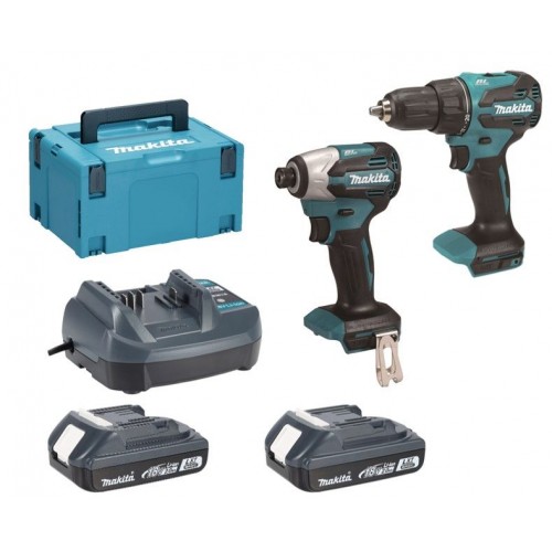 MAKITA DLX2580V01 Aku sada DHP490+DTD158 Li-ion LXT (2x2,0Ah/18V) Makpac MAKITA DLX2580V01 Aku sada DHP490+DTD158 Li-ion LXT (2x2,0Ah/18V) Makpac