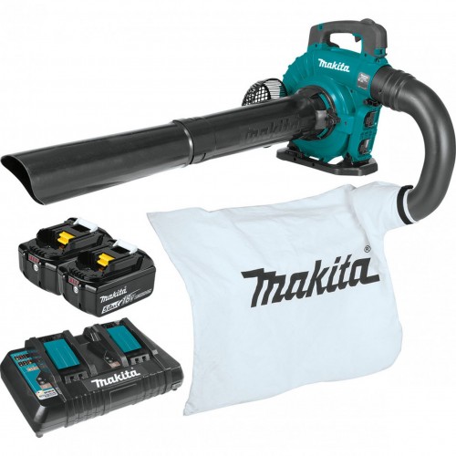 MAKITA DUB363PT2V Aku ofukovač/vysavač Li-ion LXT 2x5,0Ah 18V