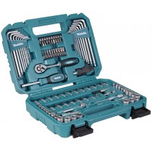 MAKITA E-15752 Sada bitů 1/4" a nástrčných nástrčných klíčů 91 ks v plastovém kufru