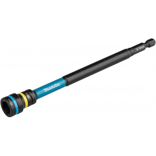MAKITA E-29804 Klíč nástrčný 2v1 s držákem šestihran 150mm, IMPACT BLACK 8-10mm MAKITA E-29804 Klíč nástrčný 2v1 s držákem šestihran 150mm, IMPACT BLACK 8-10mm