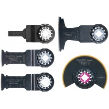MAKITA E-29854 Sada nástrojů pro Multitool Starlock 5 ks v plastové krabičce