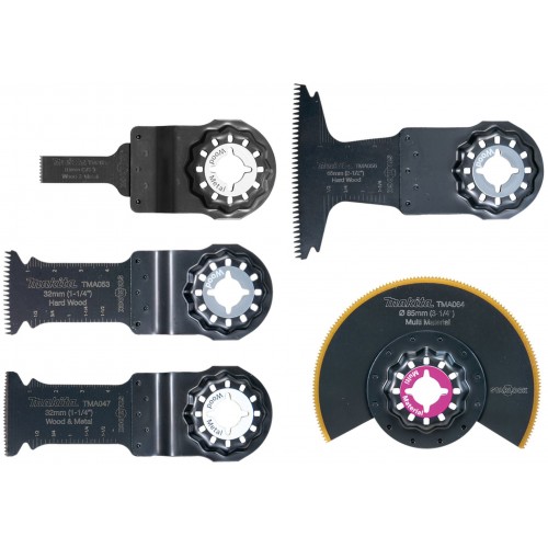 MAKITA E-29854 Sada nástrojů pro Multitool Starlock 5 ks v plastové krabičce MAKITA E-29854 Sada nástrojů pro Multitool Starlock 5 ks v plastové krabičce