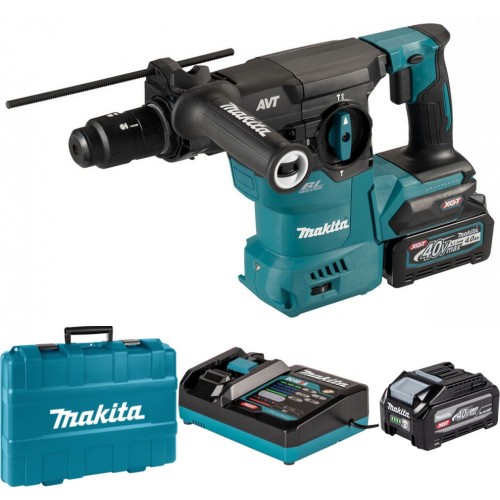 MAKITA HR009GU202 Aku kladivo s výměnným sklíčidlem a AWS Li-ion XGT (2x4,0Ah/40V),kufr MAKITA HR009GU202 Aku kladivo s výměnným sklíčidlem a AWS Li-ion XGT (2x4,0Ah/40V),kufr