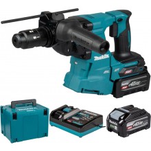MAKITA HR012GU201 Aku kladivo s výměnným sklíčidlem a AWS Li-ion XGT (2x4,0Ah/40V),Makpac