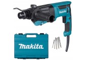 MAKITA HR2670X3 Kombinované kladivo s příslušenstvím (800W/3,0J)+kufr