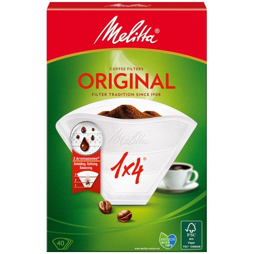 Melitta Kávové filtry Original 1x4/40ks