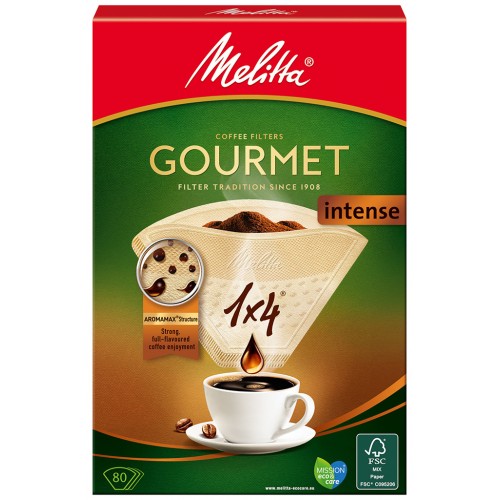Melitta Kávové filtry Gourmet Intense 1x4/80ks