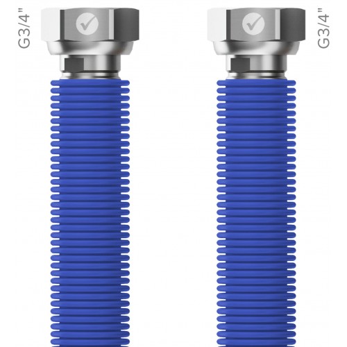 MERABELL Aqua Flexi Hadice G3/4"-G3/4" 30-60cm - 1ks modrá M0053 MERABELL Aqua Flexi Hadice G3/4"-G3/4" 30-60cm - 1ks modrá M0053