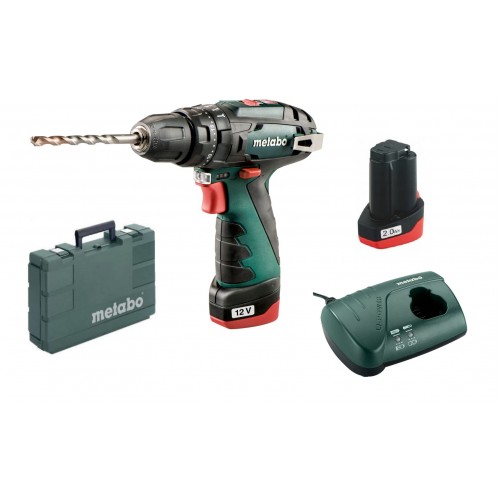 Metabo PowerMaxx SB Basic Akumulátorová příklepová vrtačka (2x2,0Ah/12V) 600385500