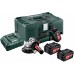 METABO W 18 LTX 125 QUICK AKU Úhlová bruska 18V 3 x 4 Ah LI-ION , Nabíječka ASC 55 , Plastový kufr 602174960